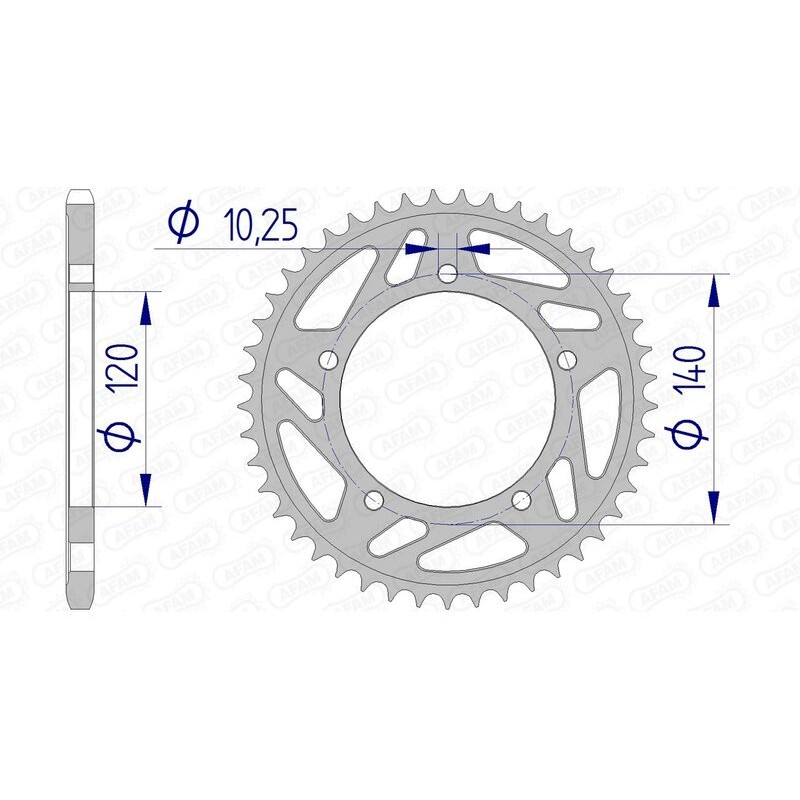 Couronne AFAM aluminium 15605 - 520