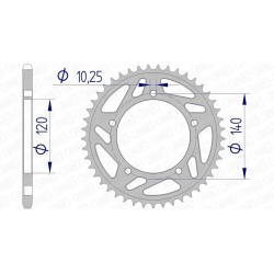 Couronne AFAM aluminium...