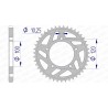 Couronne AFAM aluminium 36802 - 525
