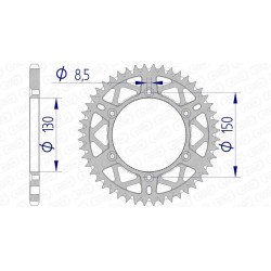Couronne AFAM aluminium...