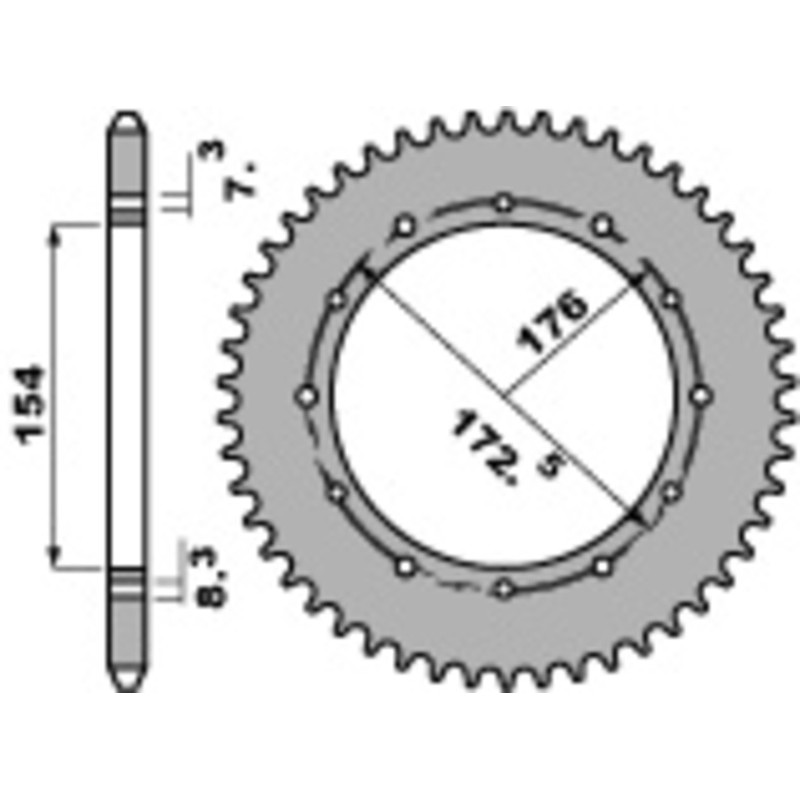 Couronne PBR ergal Ultra-Light 2S - 520