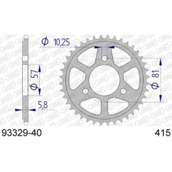 Couronne AFAM aluminium...