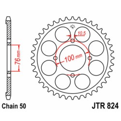 Couronne JT SPROCKETS acier...
