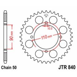 Couronne JT SPROCKETS acier...