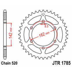 Couronne JT SPROCKETS acier...