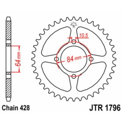 Couronne JT SPROCKETS acier...