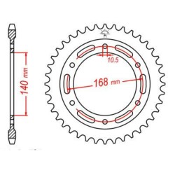 Couronne JT SPROCKETS acier...