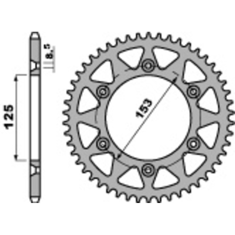 Couronne PBR acier standard 289 - 520