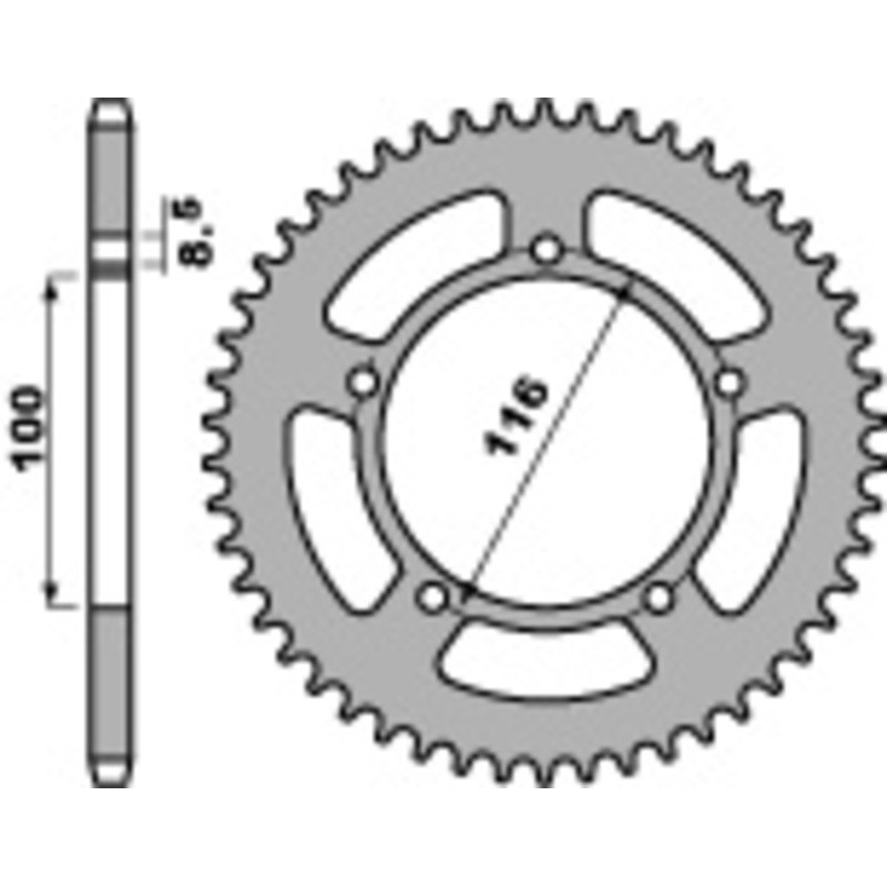 Couronne PBR acier standard 464 - 420