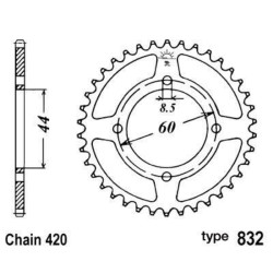 Couronne B1 acier standard...