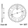 Couronne B1 acier standard - 420