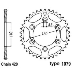 Couronne B1 acier standard...