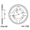 Couronne B1 acier standard - 420