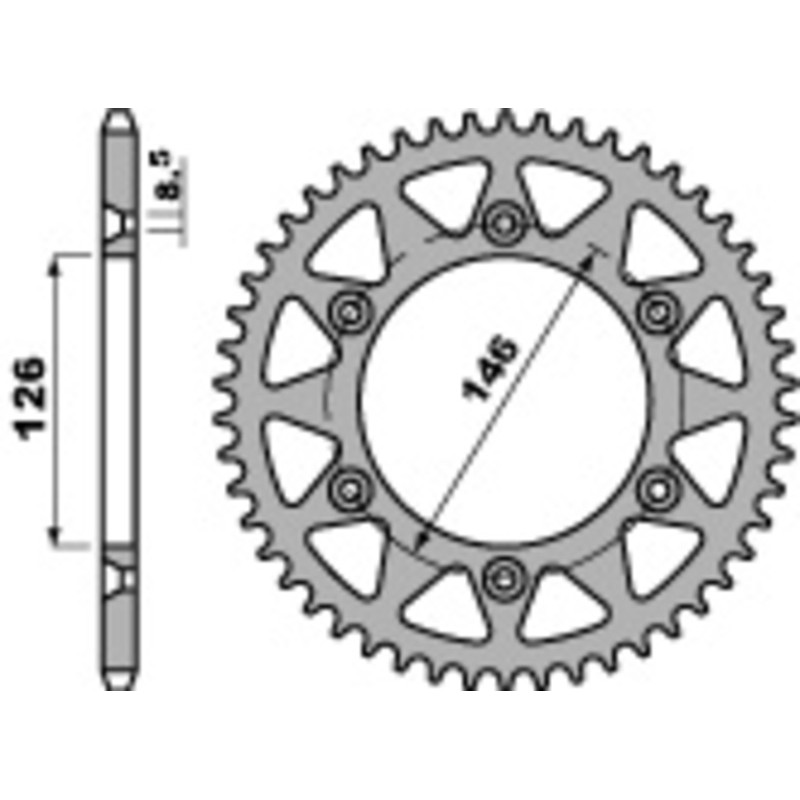 Couronne PBR acier standard 808 - 520