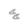 Jeu de support de phare HIGHSIDER CNC XS, chromé, la paire