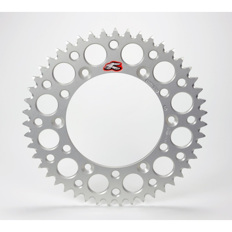 Couronne RENTHAL aluminium Ultra-Light anti-boue anodisé dur 154U - 520