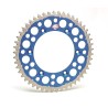 Couronne RENTHAL Twinring aluminium Ultra-Light anti-boue anodisé dur 1500 - 520