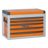Coffre à cinq tiroirs BETA orange