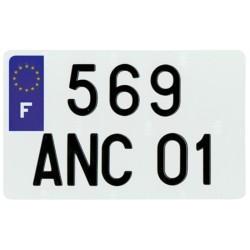 Plaques d'immatriculation...